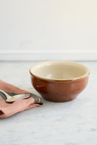 Vintage French Stoneware Bowl