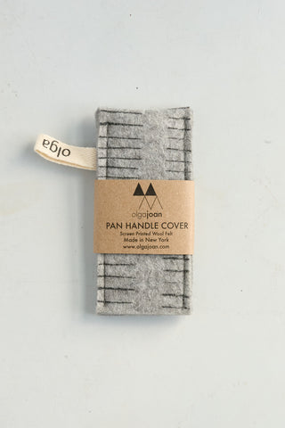 Wool Felt Stripe Pan Handle Cover