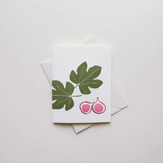 'Fig' - letterpress card