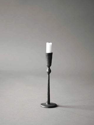 Hand Forged Iron Candlestick - in 3 sizes