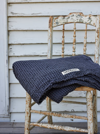 Handmade Waffle Blanket - in 2 Colors & 2 Sizes