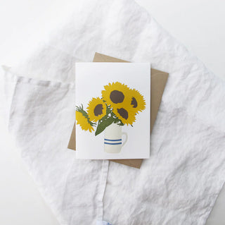 'Sunflower Sunshine' - letterpress card