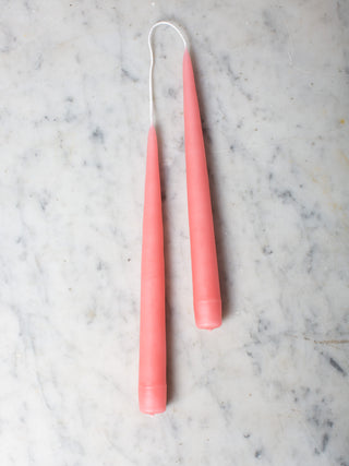 Hand Dipped Taper Candles - in 10 colors