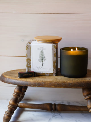 Cypress, Pine & Nutmeg Hand-poured Candle - in 2 sizes