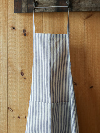 Striped Linen Apron - in 2 options